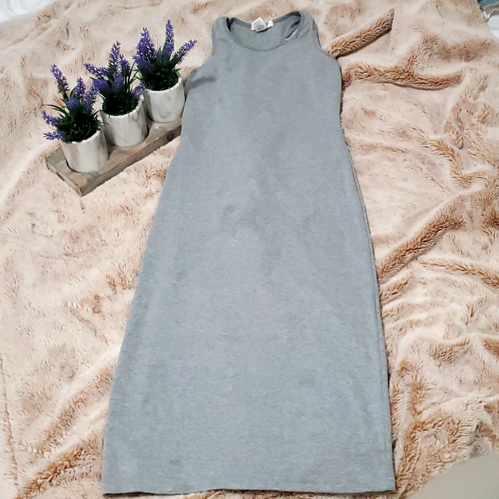 ribbed jersey dress